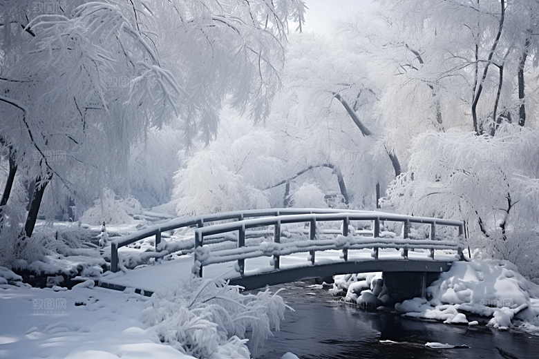 大雪风光唯美高清摄影图