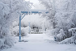 大雪风光景色高清摄影图