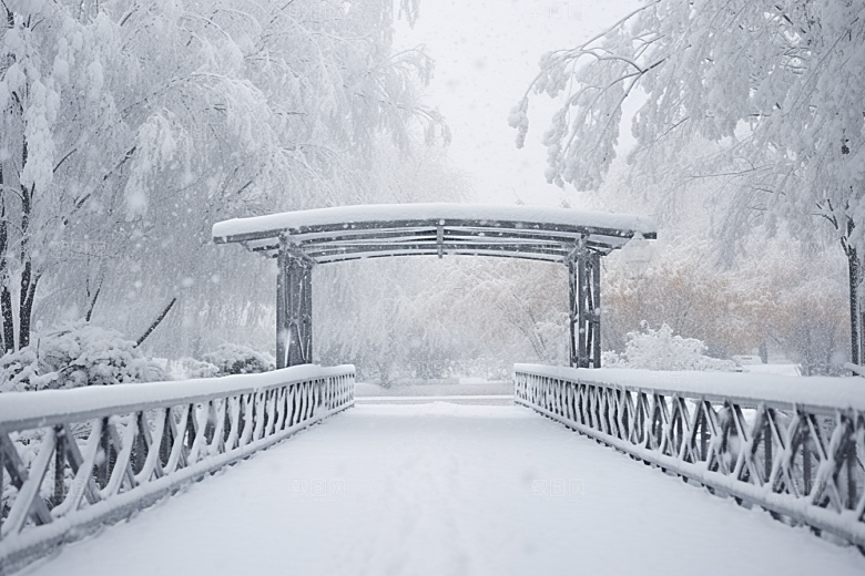 大雪风光高清唯美摄影图