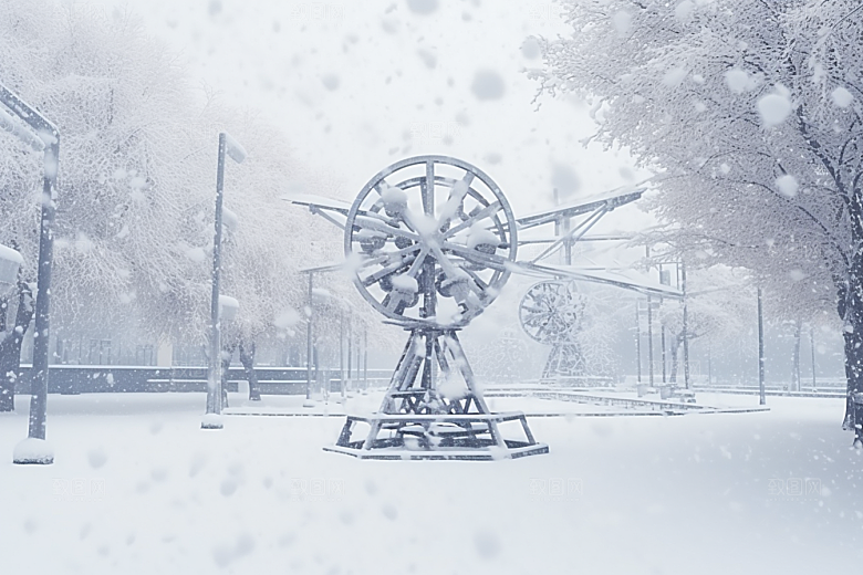 大雪风光环境冬天摄影图