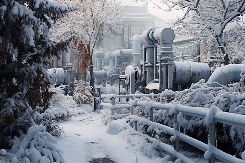 大雪风光环境唯美摄影图
