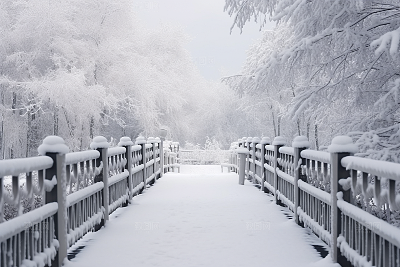 大雪风光自然高清摄影图