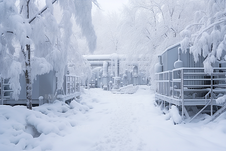 大雪风光高清室外摄影图