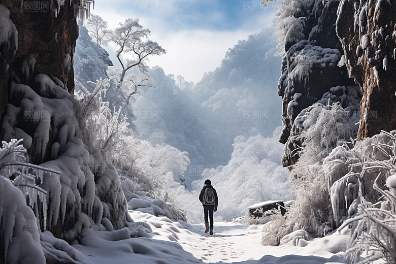 大雪风光环境景色摄影图