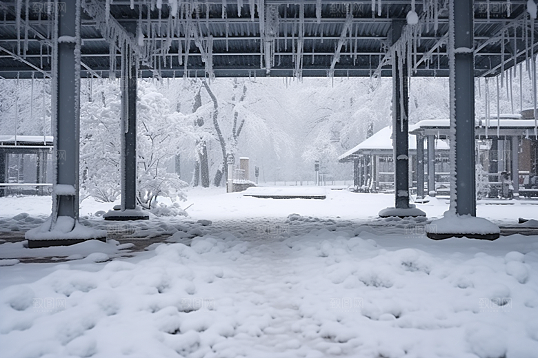 大雪风光景色高清摄影图