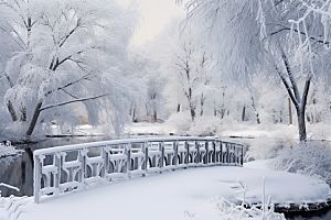 大雪风光高清唯美摄影图