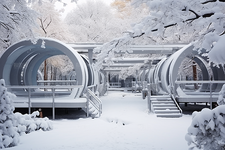 大雪风光自然高清摄影图