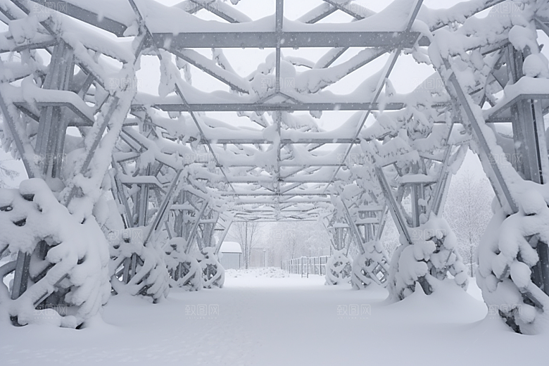 大雪风光景色冬季摄影图