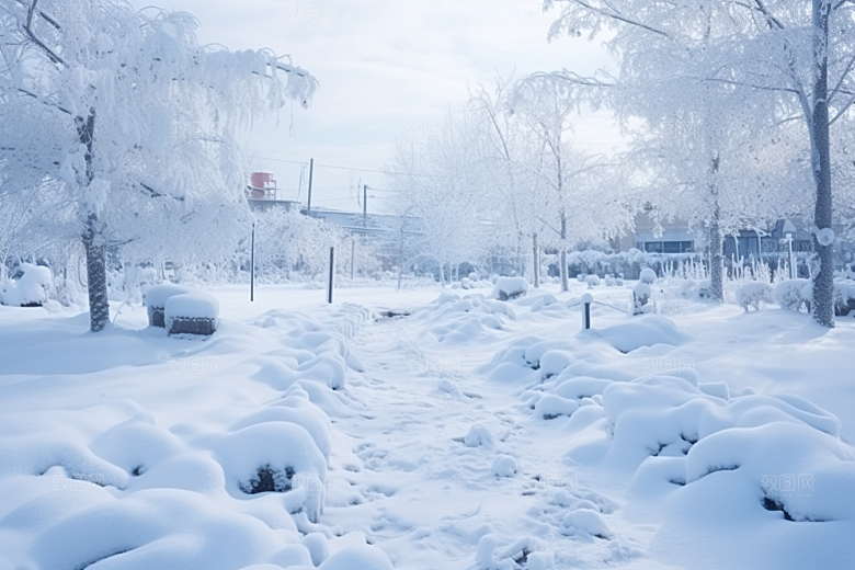 大雪风光环境景色摄影图