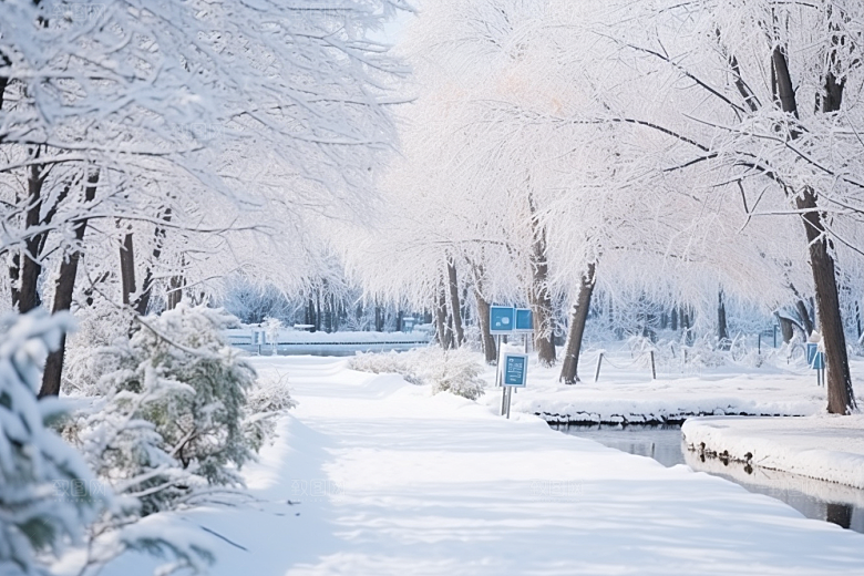 大雪风光户外高清摄影图
