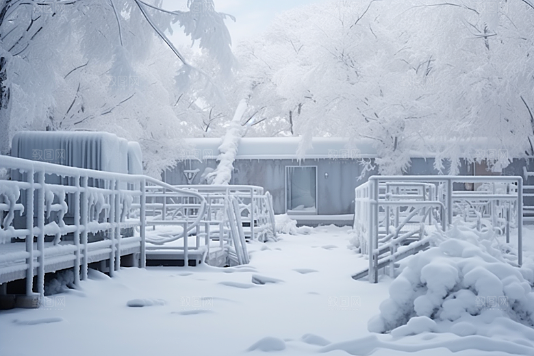 大雪风光环境唯美摄影图