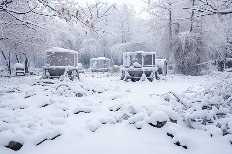 大雪风光唯美高清摄影图