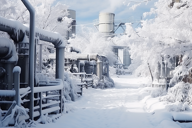 大雪风光室外景色摄影图