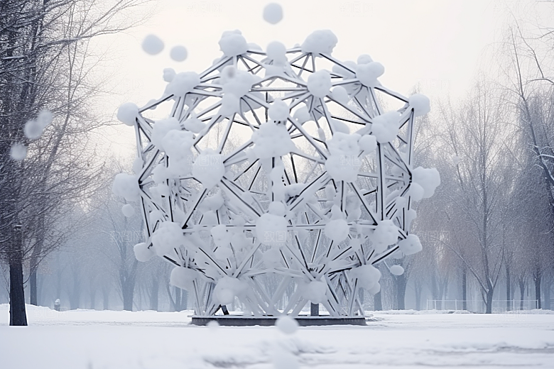 大雪风光环境冬天摄影图