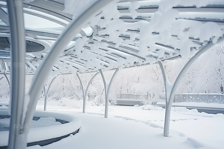 大雪风光高清自然摄影图