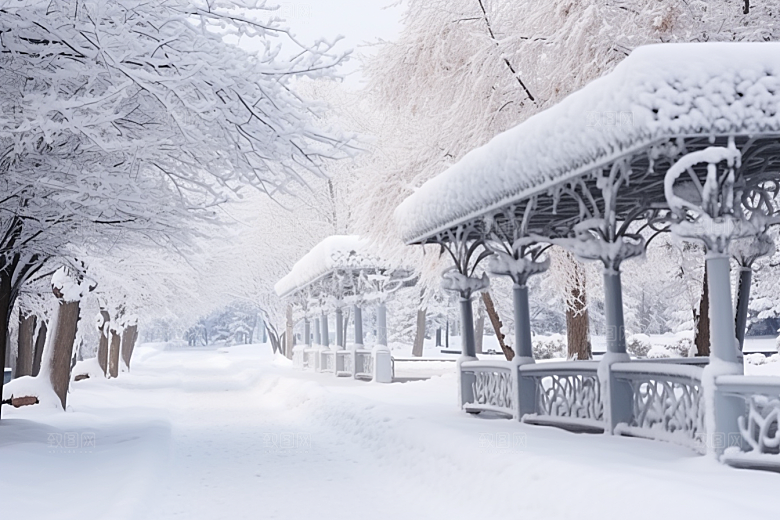 大雪风光户外高清摄影图