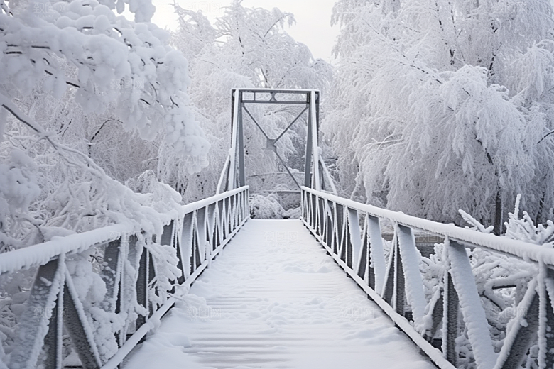 大雪风光环境自然摄影图