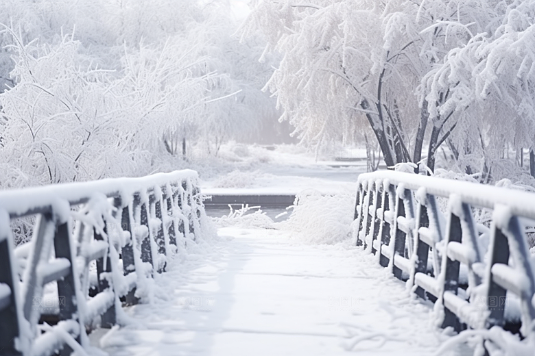 大雪风光冬天冬季摄影图