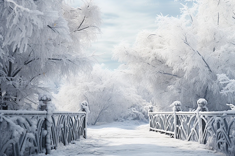 大雪风光环境高清摄影图