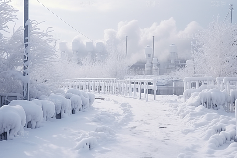 大雪风光高清景色摄影图