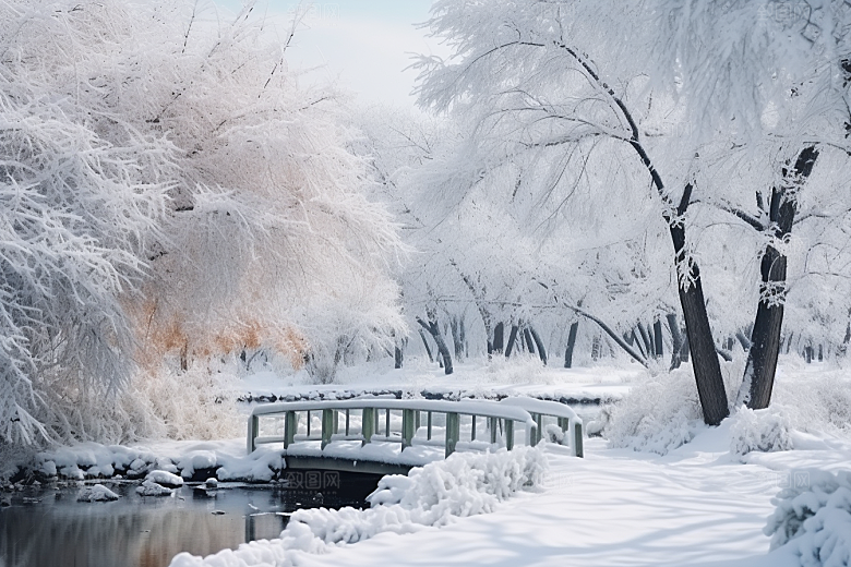 大雪风光高清自然摄影图