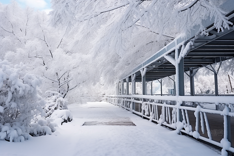 大雪风光冬季高清摄影图