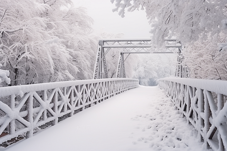 大雪风光环境高清摄影图
