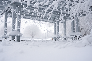 大雪风光高清唯美摄影图