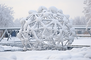 大雪风光冬天自然摄影图
