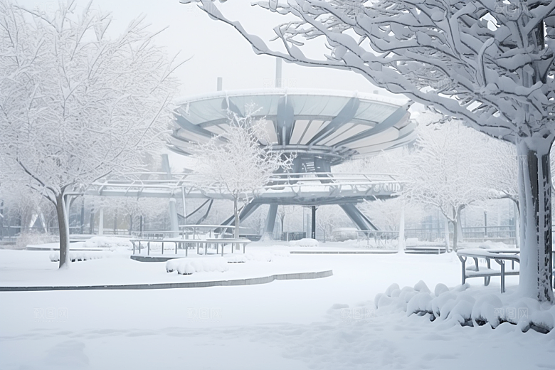 大雪风光景色高清摄影图