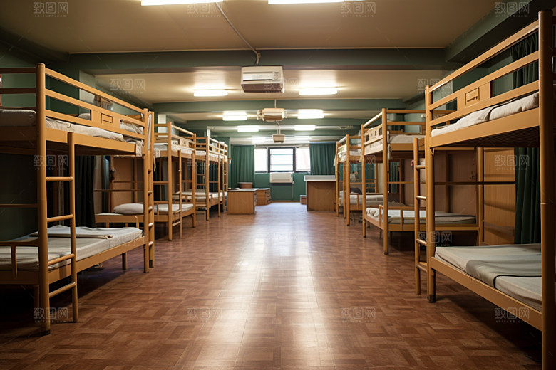 学校宿舍室内大学摄影图