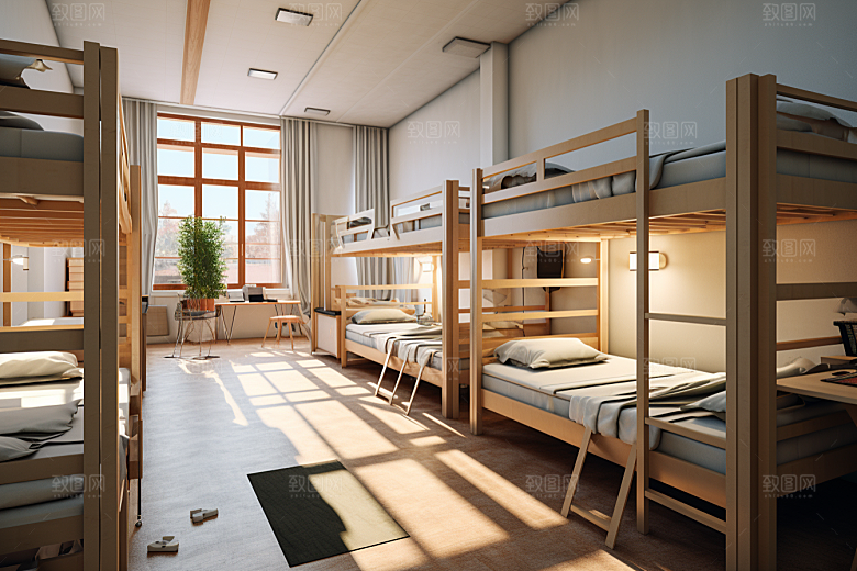 学校宿舍大气大学摄影图
