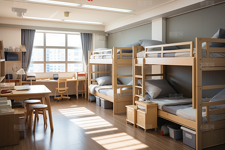 学校宿舍校舍简约摄影图
