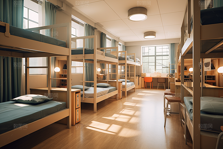 学校宿舍大气大学摄影图