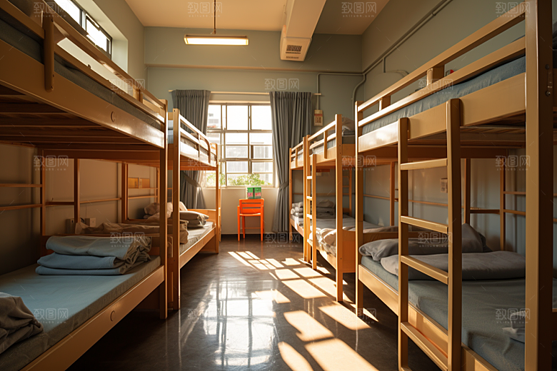 学校宿舍高清住校摄影图