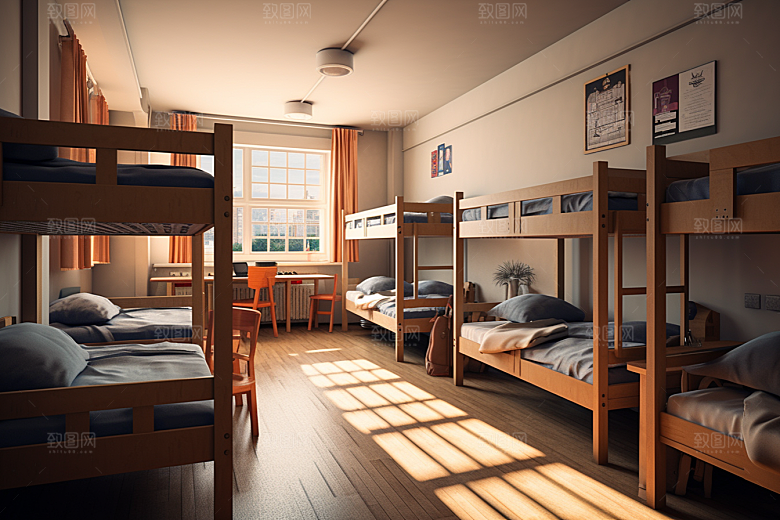 学校宿舍大学高中摄影图