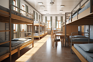 学校宿舍校舍校园摄影图