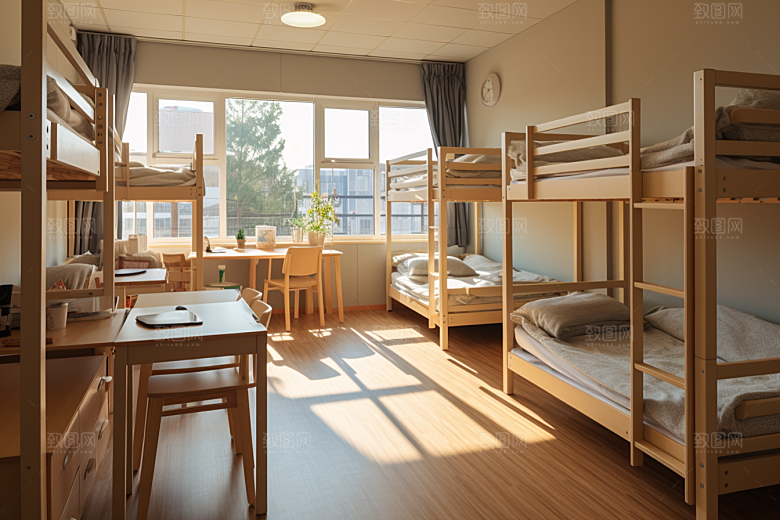 学校宿舍校舍住校摄影图