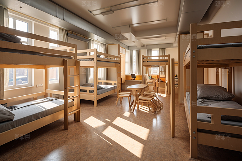 学校宿舍住校高清摄影图