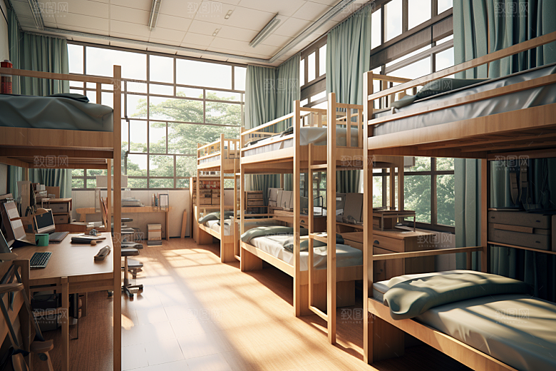 学校宿舍校园住校摄影图