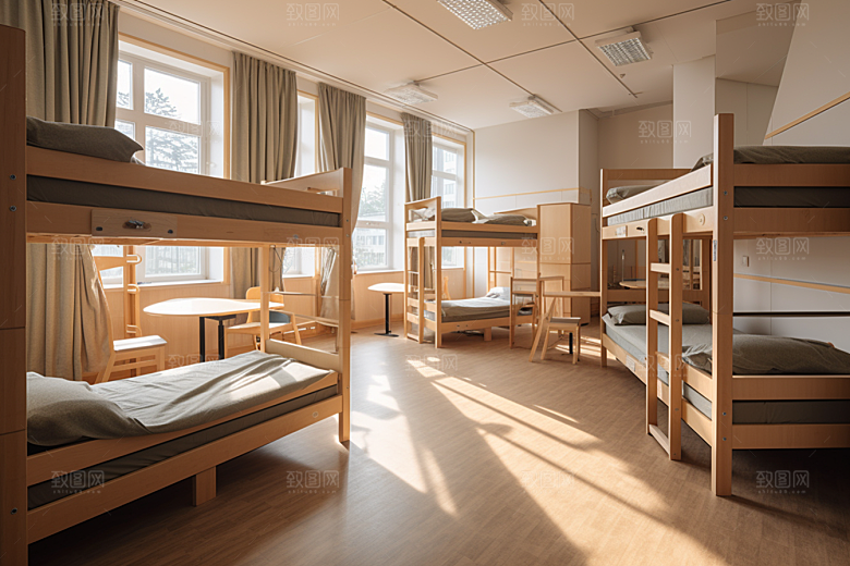 学校宿舍住校校园摄影图