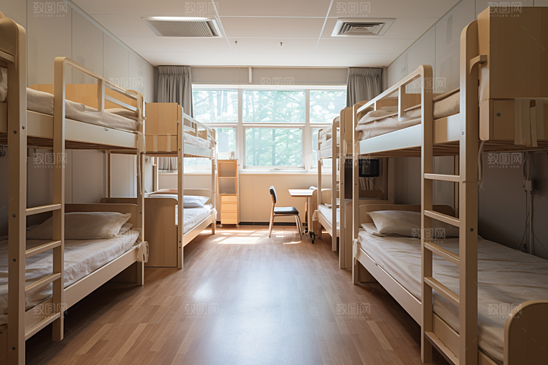 学校宿舍学校生活大学摄影图