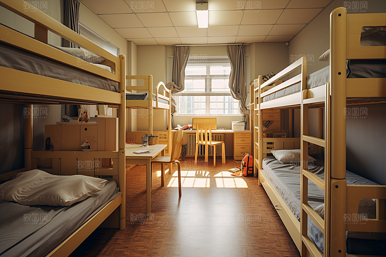 学校宿舍校园住校摄影图