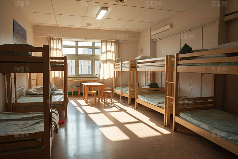 学校宿舍校舍学校生活摄影图