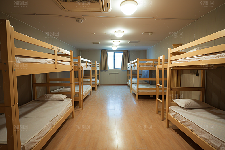 学校宿舍校舍住校摄影图