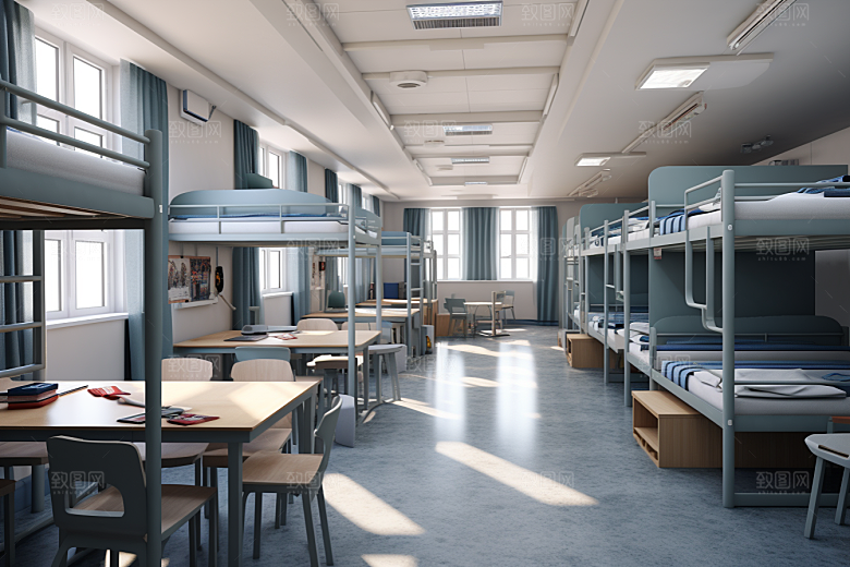 学校宿舍大学高清摄影图