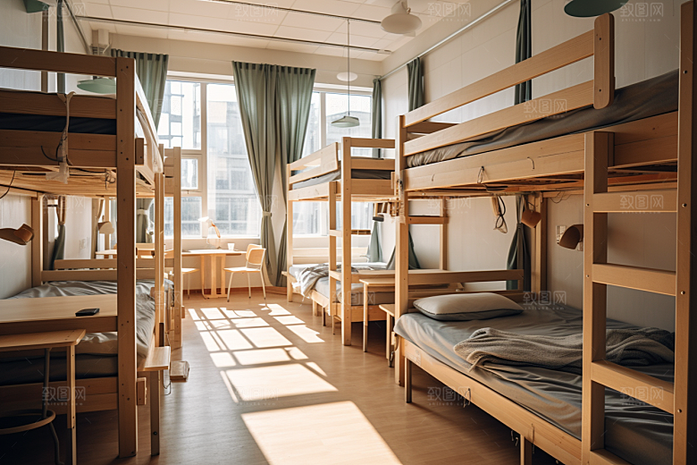 学校宿舍高清开学季摄影图