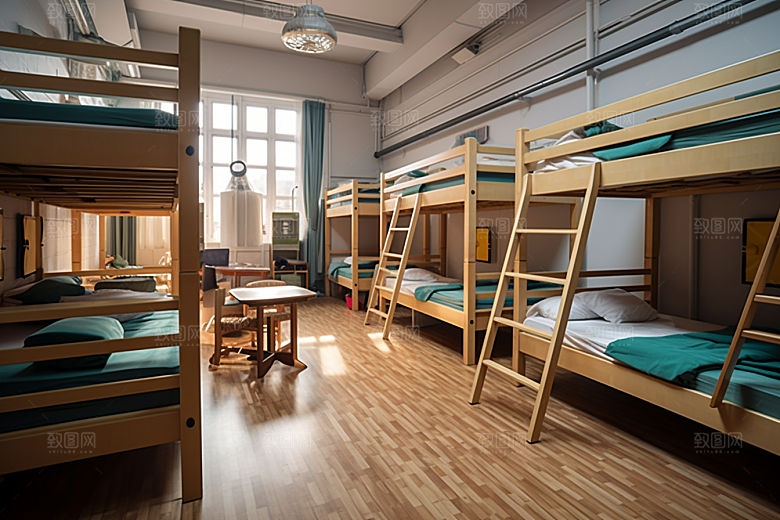 学校宿舍住校高清摄影图