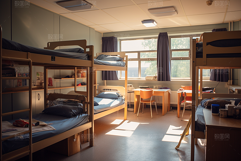 学校宿舍大学高中摄影图