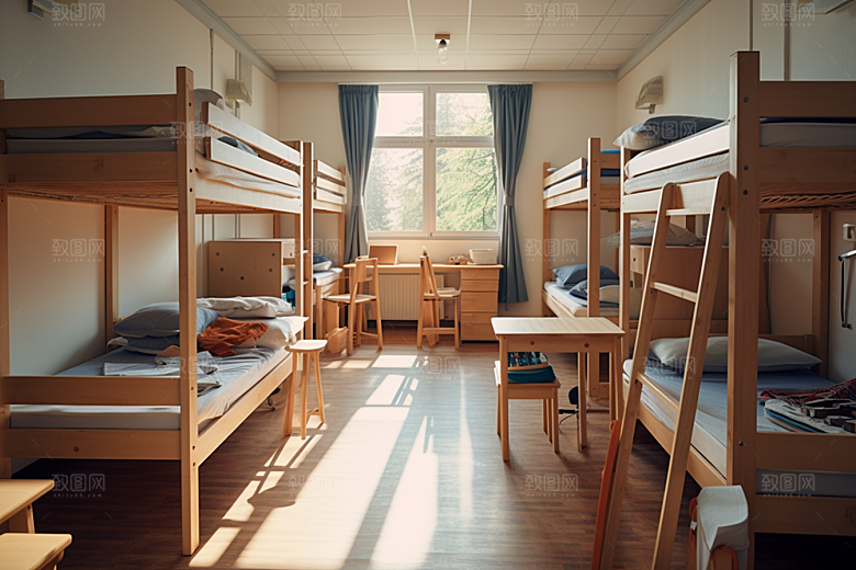 学校宿舍高中校舍摄影图